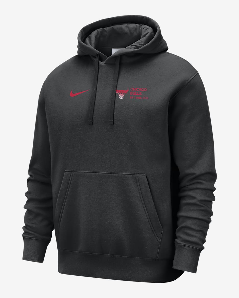 Chicago Bulls Club Courtside Men s Nike NBA Pullover Hoodie